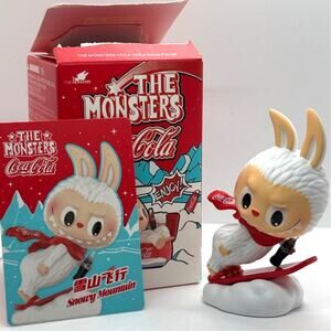 Authentic Pop Mart The Monsters Labubu X Coca-Cola, Snowy Mountain Figure - New